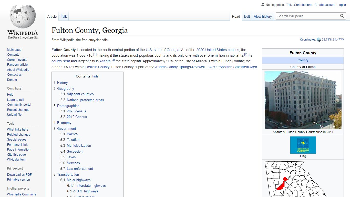 Fulton County, Georgia - Wikipedia